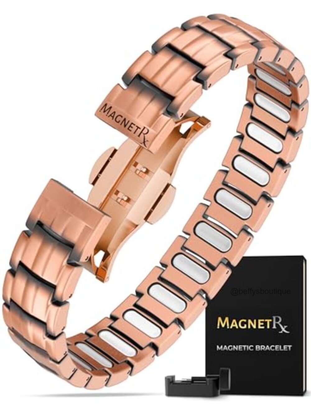 EllipseMAX 5X Strength Magnetic Copper Bracelet for Men Adjustable